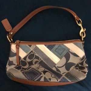 Authentic Coach patchwork small purse
